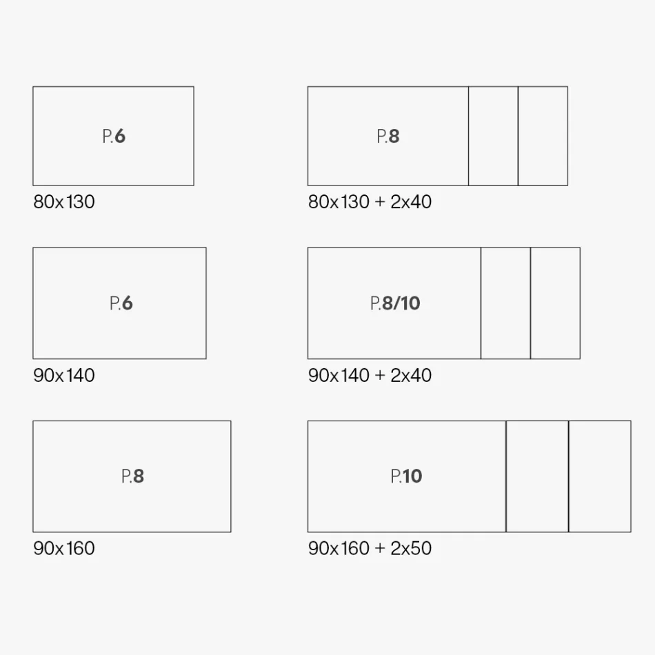 Mesa Extensível com Tampo em Mármore Melamina e Pernas Antracite - Ariel Viadurini