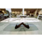 Mesa extensível de 180 a 260 cm em pedra sinterizada Gres com acabamento Pandora - Orion Viadurini