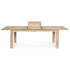 Mesa extensível de madeira para jardim 8 People Design Homemotion - Gismondo Viadurini