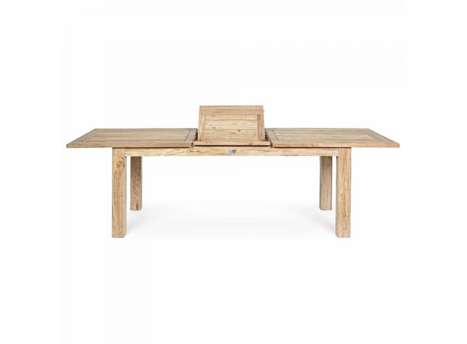 Mesa extensível de madeira para jardim 8 People Design Homemotion - Gismondo Viadurini