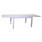 Mesa de jardim extensível totalmente em alumínio - Folha Viadurini