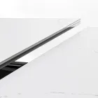 Mesa extensível de jantar de 240 cm em vidro e cerâmica - Barone Viadurini