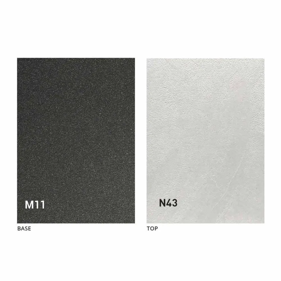 Mesa Extensível de Jantar em Madeira e Metal até 280 cm - Gallotto Viadurini