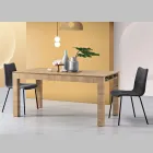 Mesa extensível da sala em melamina Made in Italy - Ondine Viadurini