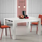 Mesa extensível da sala em melamina Made in Italy - Ondine Viadurini