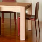 Mesa de design extensível em madeira de carvalho, L160 / 260xP90cm, Jacob Viadurini