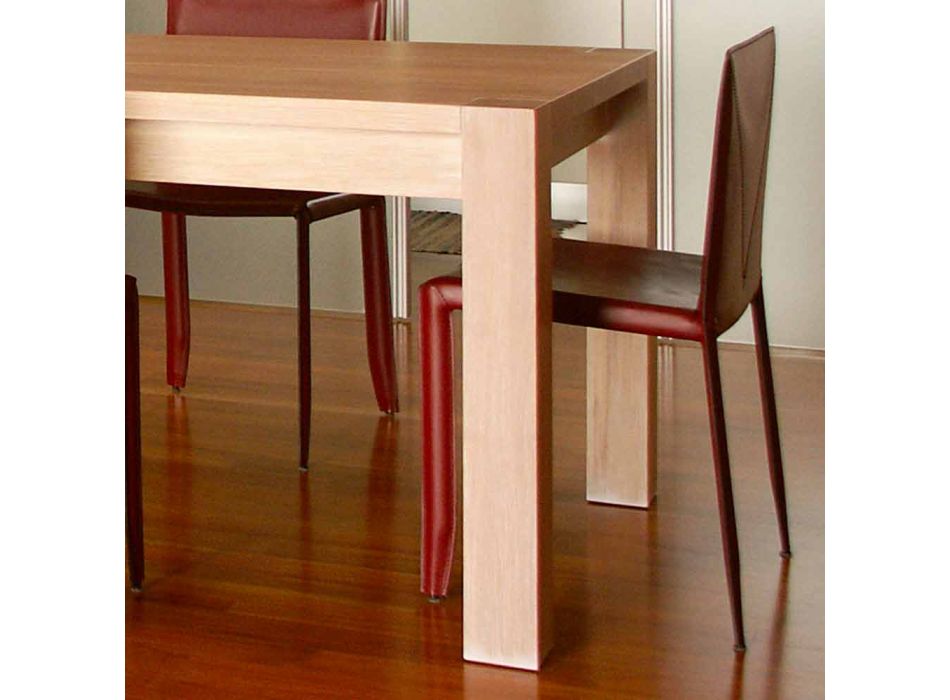 Mesa de design extensível em madeira de carvalho, L160 / 260xP90cm, Jacob Viadurini