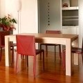 Mesa de design extensível em madeira de carvalho, L160 / 260xP90cm, Jacob