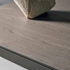 Mesa de design extensível em madeira de carvalho made in Italy Zerba Viadurini