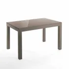 Mesa de Design Extensível em Vidro e Metal, Guerreiro Viadurini