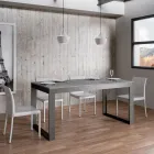 Mesa Extensível de Design Moderno em Madeira Melamínica - Badesi Viadurini