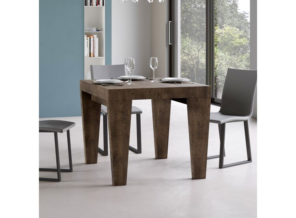 Mesa extensível disponível em diferentes acabamentos Made in Italy - Mountain Viadurini