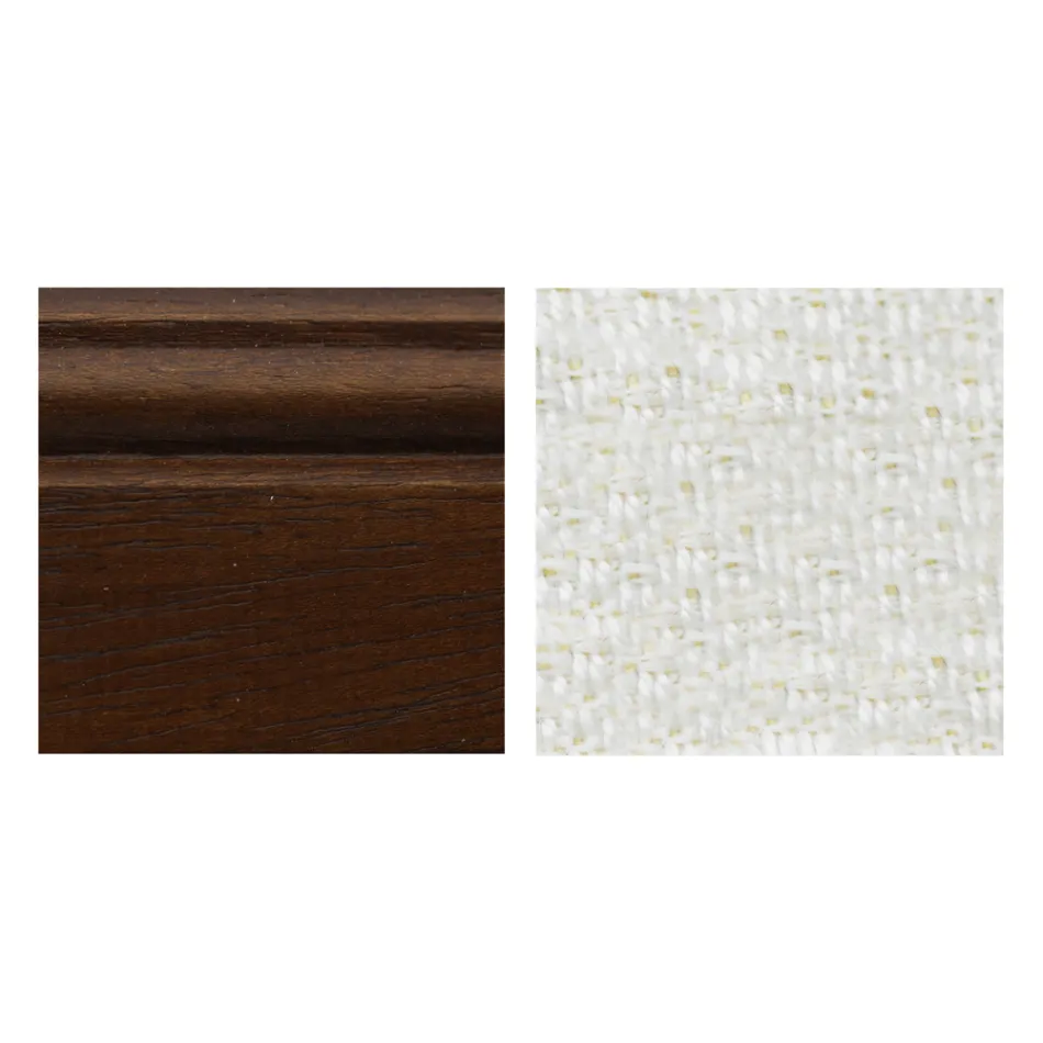 Mesa extensível e 2 cadeiras em nogueira patinada Made in Italy - Biotite Viadurini