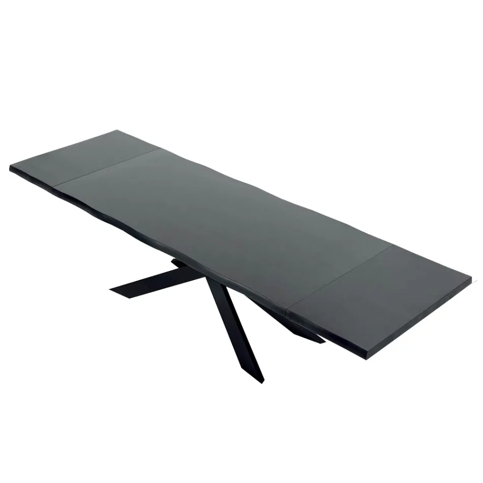 Mesa Extensível até 14 Lugares em Madeira Folheada Made in Italy - Grotta Viadurini