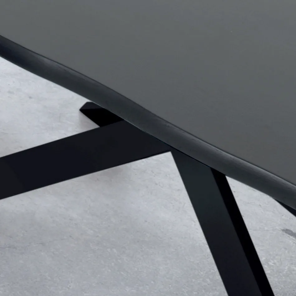 Mesa Extensível até 14 Lugares em Madeira Folheada Made in Italy - Grotta Viadurini