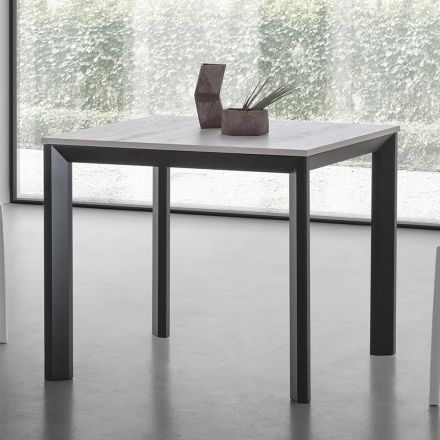 Mesa quadrada extensível até 232 cm em HPL Made in Italy - Filiberto Viadurini