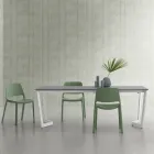 Mesa Extensível Até 238 cm com Tampo Laminam Made in Italy - Pablito Viadurini