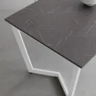 Mesa Extensível Até 238 cm em Metal e Hpl Fabricado na Itália - Pablito Viadurini