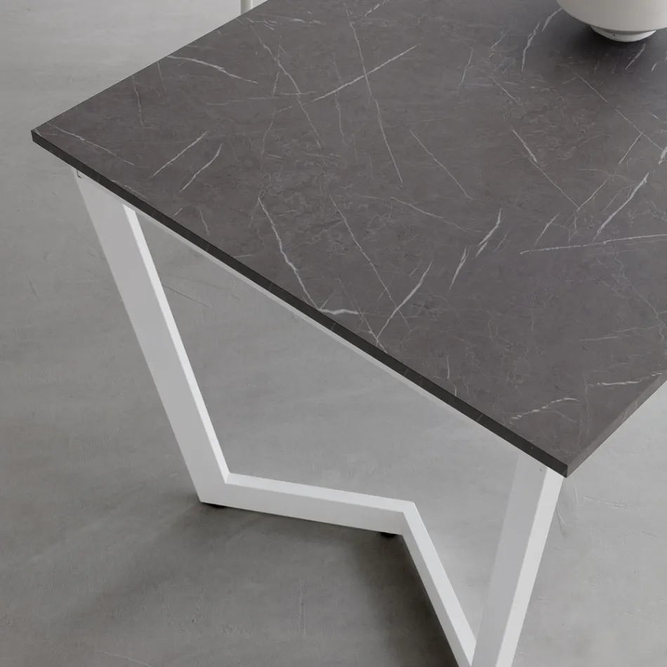 Mesa Extensível Até 238 cm em Metal e Hpl Fabricado na Itália - Pablito Viadurini