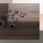 Mesa Extensível Até 238 cm Moka Metal e Hpl Fabricado na Itália - Pablito Viadurini