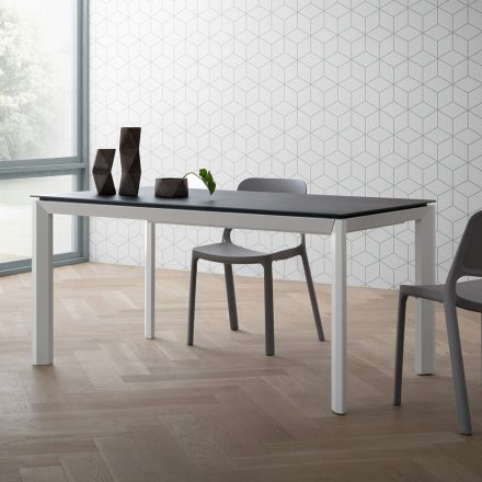 Mesa Extensível Até 240 cm Tampo em Laminam Made in Italy - Filiberto Viadurini