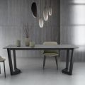 Mesa Extensível Até 300 cm Base Metal Made in Italy - Bastiano