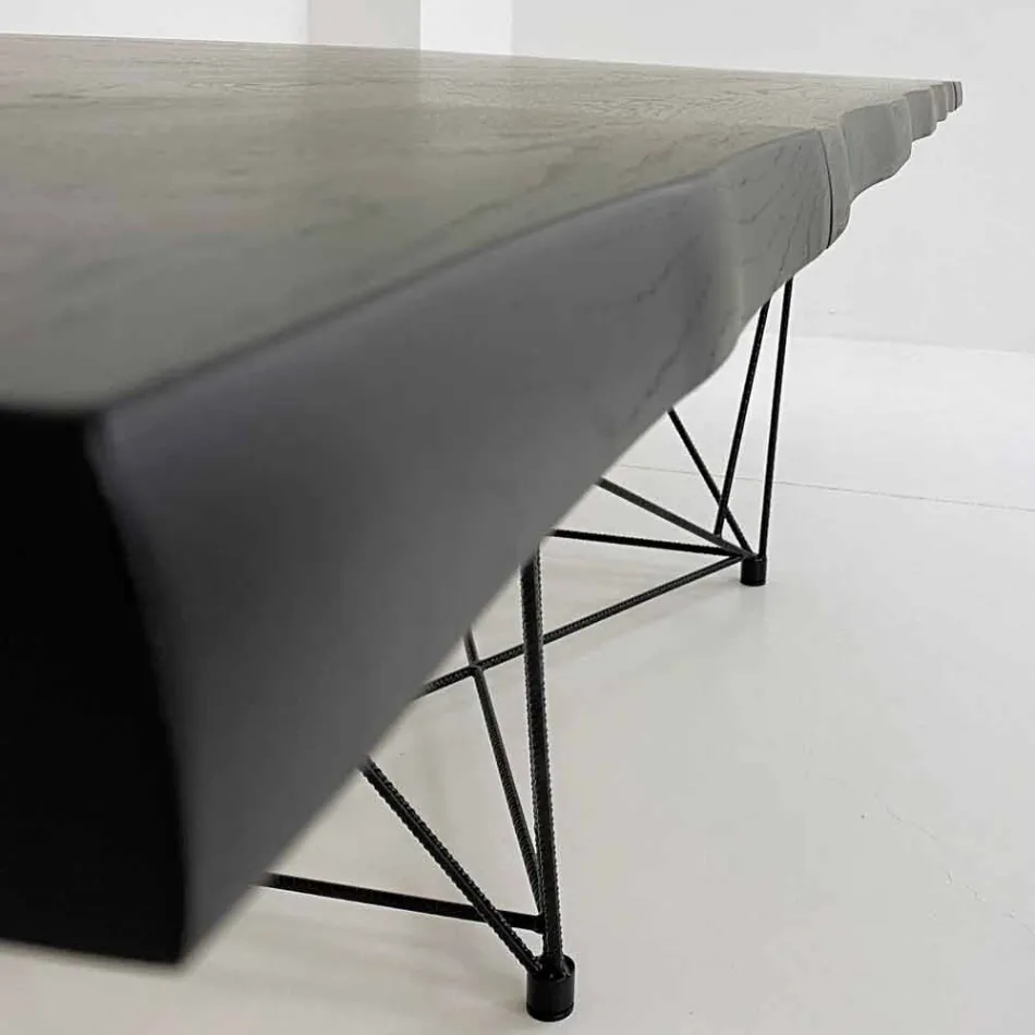 Mesa extensível até 300 cm em madeira folheada Made in Italy – Ezzellino Viadurini