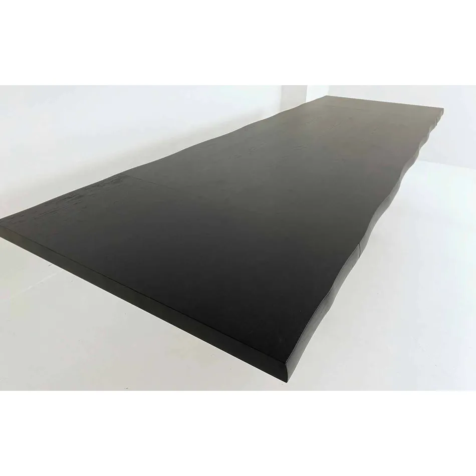 Mesa extensível até 300 cm em madeira folheada Made in Italy – Ezzellino Viadurini