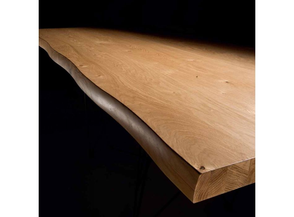 Mesa extensível até 300 cm em madeira folheada Made in Italy – Ezzellino Viadurini