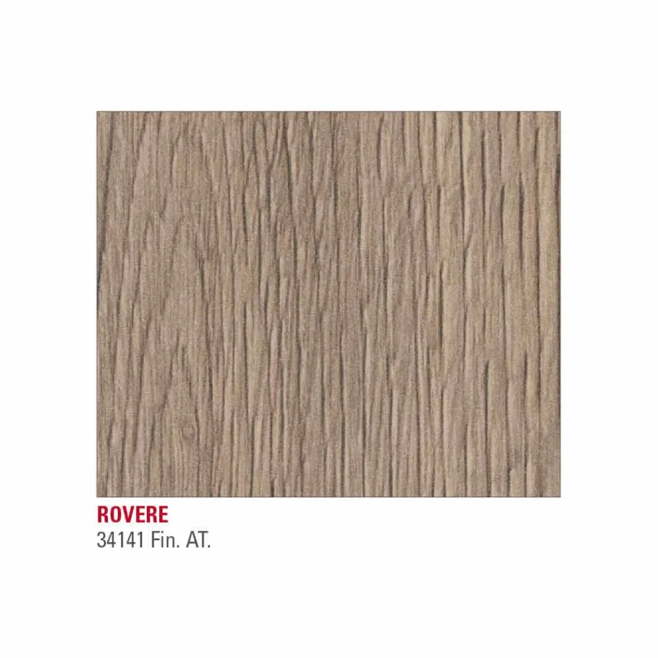 Mesa extensível até 222 cm em Hpl Madeira Efeito Made in Italy - Vulcano Viadurini