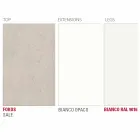 Mesa Extensível Até 238 cm em Laminam e Metal Made in Italy - Remigio Viadurini