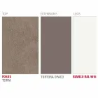 Mesa Extensível Até 238 cm em Laminam e Metal Made in Italy - Remigio Viadurini