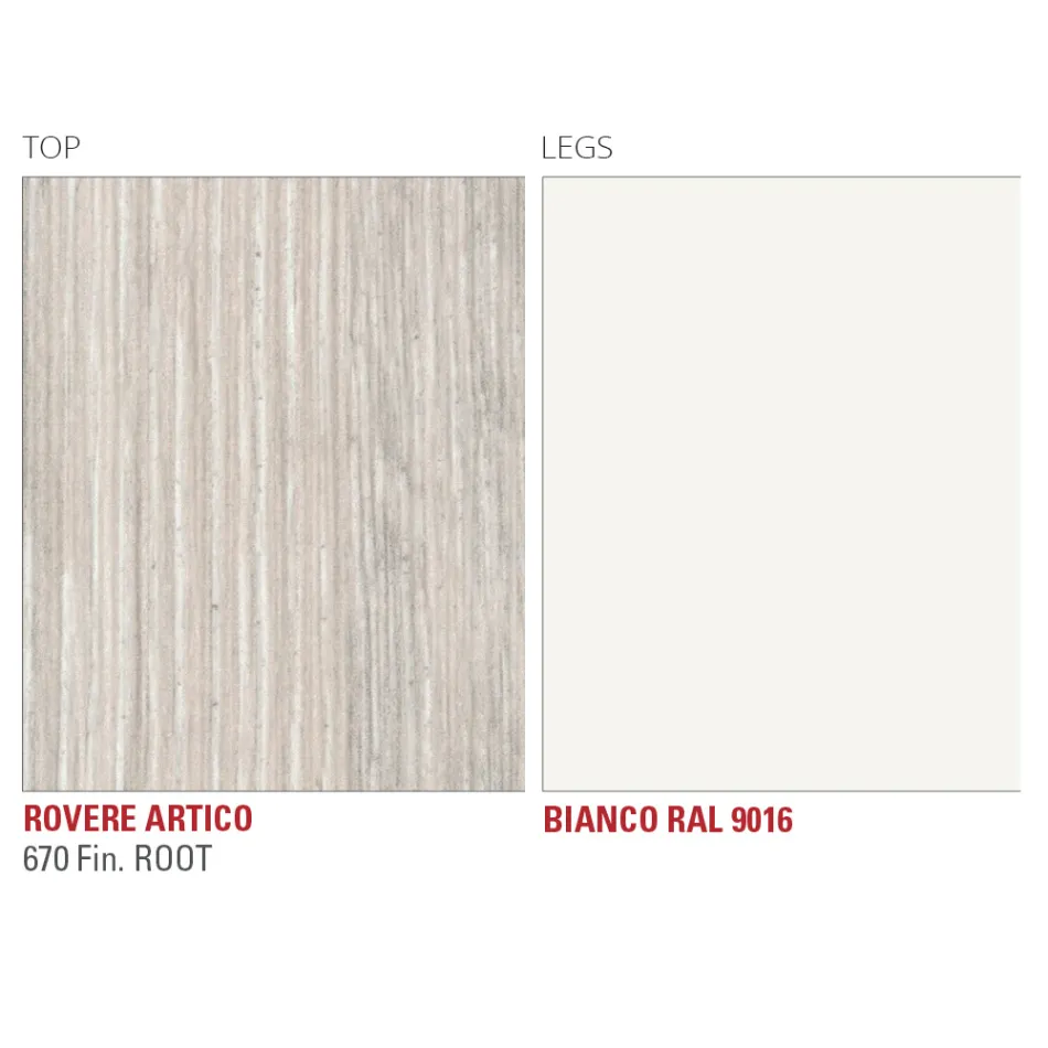 Mesa extensível até 240 cm com tampo em HPL Made in Italy - Fantástico Viadurini