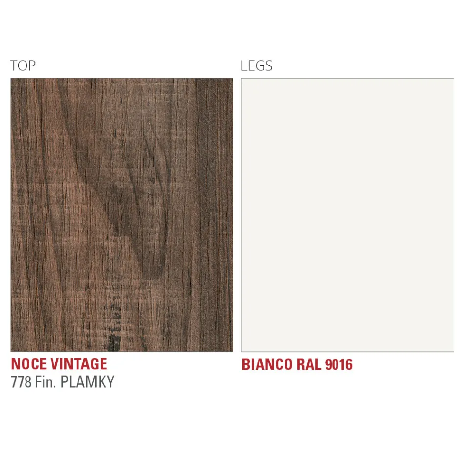 Mesa extensível até 240 cm com tampo em HPL Made in Italy - Fantástico Viadurini