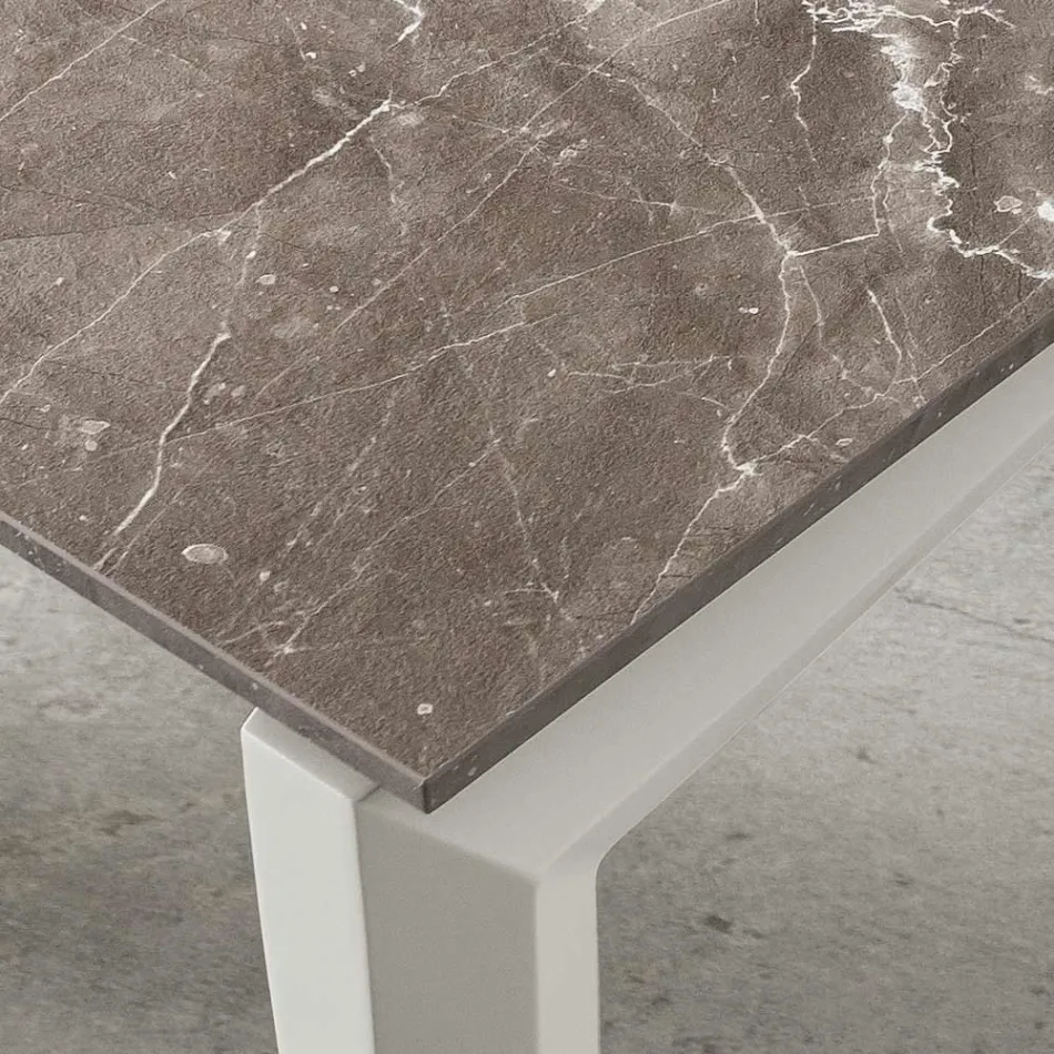 Mesa extensível até 240 cm com tampo em HPL Made in Italy - Fantástico Viadurini