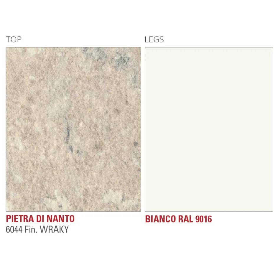 Mesa extensível até 240 cm com tampo em HPL Made in Italy - Fantástico Viadurini