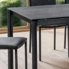 Mesa extensível até 240 cm com tampo em Laminam Made in Italy - Maltese Viadurini