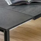Mesa extensível até 240 cm com tampo em Laminam Made in Italy - Maltese Viadurini