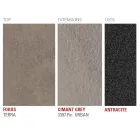 Mesa extensível até 240 cm com tampo em Laminam Made in Italy - Maltese Viadurini