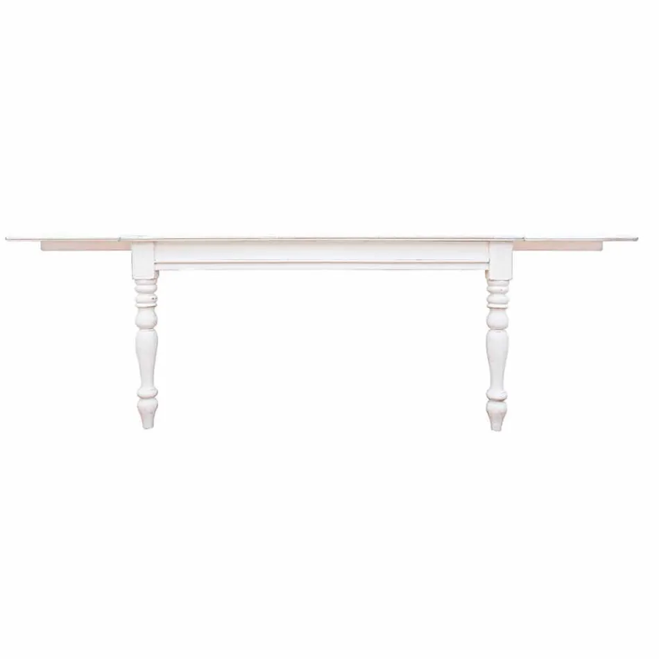 Mesa Extensível Até 240 cm em Madeira Mango e Mdf Homemotion - Tongo Viadurini