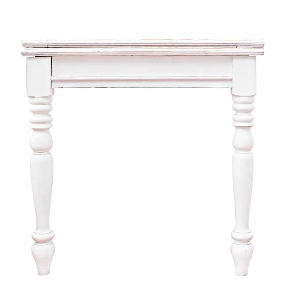 Mesa Extensível Até 240 cm em Madeira Mango e Mdf Homemotion - Tongo Viadurini