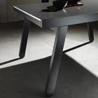 Mesa Extensível até 240 cm em Madeira Lacada Made in Italy - Adrienne Viadurini