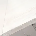 Mesa extensível até 255 cm em madeira e plexiglass, fabricada na Itália - Elide Viadurini