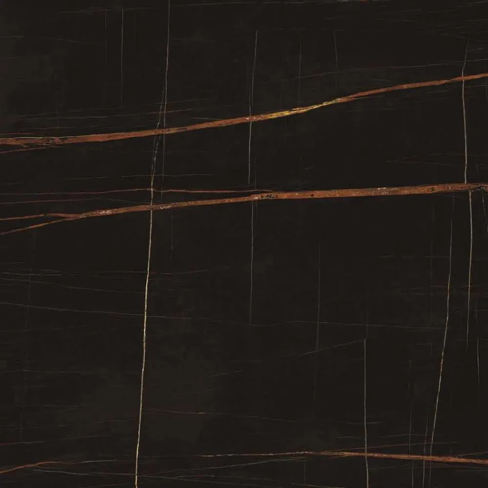 Mesa Extensível Até 260 cm em Grés, Mármore e Madeira Made in Italy - Malita Viadurini