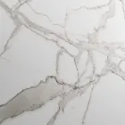 Mesa Extensível Até 280 cm em Aço e Vidro Cerâmico Mate - Viterbo Viadurini