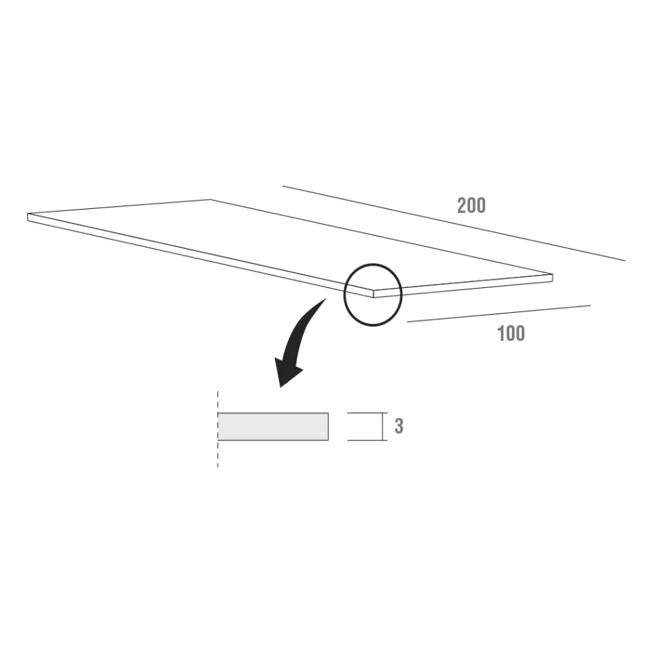 Mesa extensível até 280 cm em Fenix Made in Italy, Precious - Aresto Viadurini