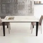 Mesa extensível até 290 cm em vitrocerâmica Made in Italy - Polonio Viadurini