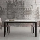 Mesa extensível até 290 cm em vitrocerâmica Made in Italy - Polonio Viadurini