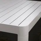 Mesa Exterior Extensível até 300 cm em Alumínio Pintado - Vidro Viadurini