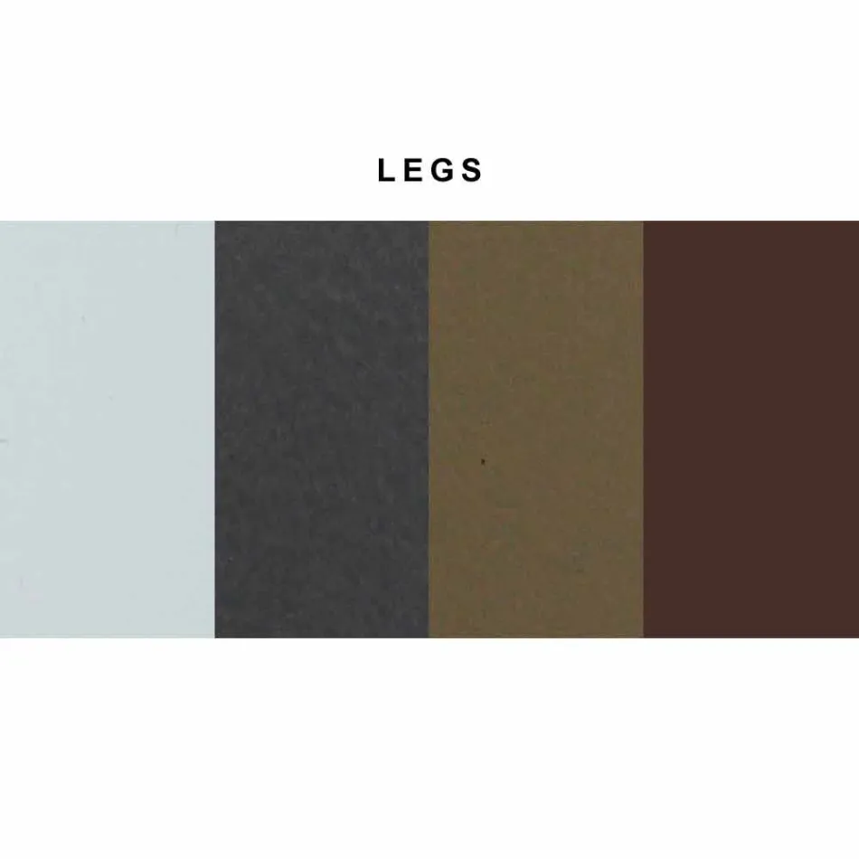 Mesa Extensível Até 300 cm em Fenix e Aço Fabricado na Itália - Settimmio Viadurini